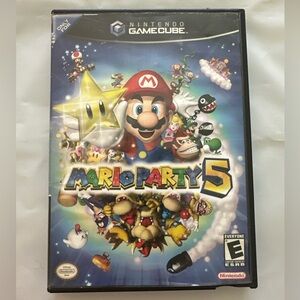 Nintendo GameCube Mario Party 5 case, booklet, and disc